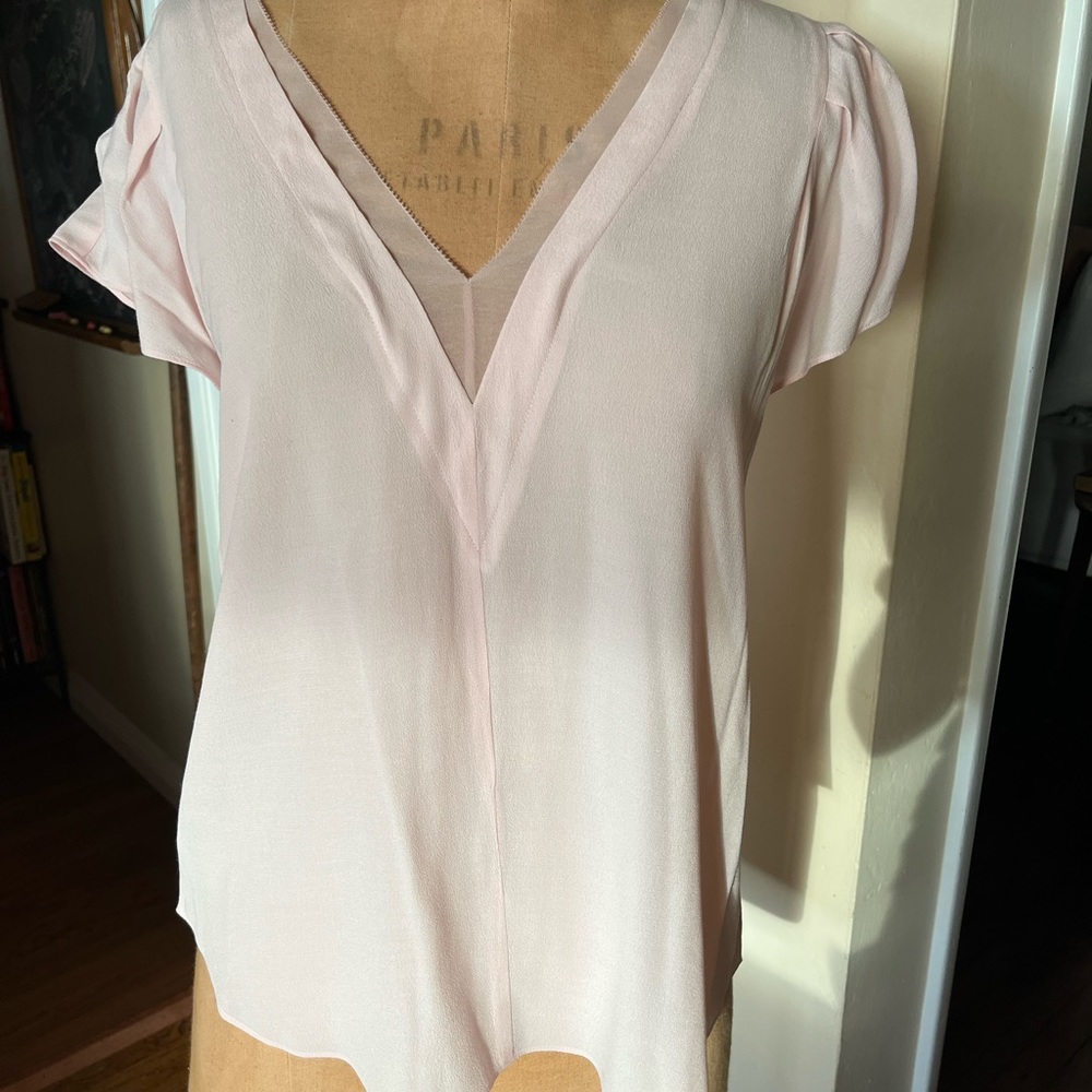 REBECCA TAYLOR Blush Pink Top